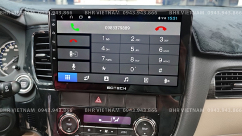 Màn hình DVD Android xe Mitsubishi Outlander 2016 - 2019 | Gotech GT8 Max